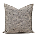 Embroidered Tufted Cushion Cover in Neutral Tones by Axyaa