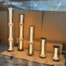 Axyaa Modern Glass LED Floor Lamp Living Room Bedroom Lighting Fixtures