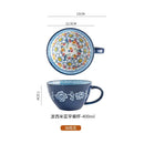 Axyaa Ceramic Breakfast Cup Large Capacity Microwavable Oatmeal Milk Coffee Cup