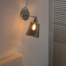 Axyaa Iron Glass LED Wall Light Up Down Rotate for Home Lighting