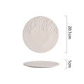 Axyaa Electroplated Ceramic Steak Plate Set
