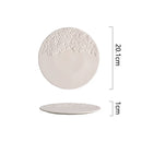 Axyaa Electroplated Ceramic Steak Plate Set