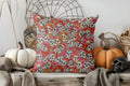 Halloween Skeleton Pattern Throw Pillow Cover by Axyaa: Sofa Bedroom Car Cushion Cover