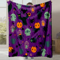 Axyaa Digital Cartoon Printed Flannel Blanket for Office & Leisure