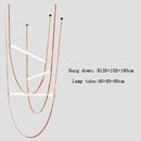 Axyaa Nordic Glass Tube Pendant Lamp for Living Room, Dining Room, Coffee Shop