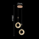 Axyaa Crystal Pendant Light for Luxury Home Decoration and Dining Room Lighting