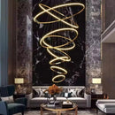 Axyaa Modern Living Room Chandeliers Indoor Ceiling Lamp LED Hanging Lights