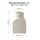 Axyaa Floral Relief Ceramic Vase: Living Room Decor, Handcrafted Ornament & Flower Arrangement