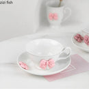 Axya Girl Butterfly Ceramic Mug Tea Coffee Water Cup Breakfast Juice Drinkware