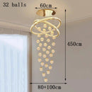 Axyaa Luxury Crystal Chandelier, Bedroom Ceiling Light, Living Room Pendant Lamp