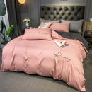 Axyaa Embroidered Duvet Cover Set | Soft & Skin-Friendly Bedding for Queen & King Beds