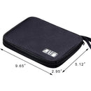 Axyaa Travel Electronics Organizer Bag - Cable Storage Holder and Accessory Case