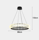 Axyaa Modern Home Decor LED Pendant Chandeliers for Living and Dining Room