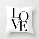 Axyaa Sunflower Print Pattern Sofa Cushion Cover - Luxury Home Decor