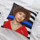 Axyaa Double-Sided Plush Pillowcase for Sofa and Sleeping - 18x18 Inch/20x20 Inch