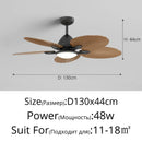 Axyaa Modern Ceiling Fan Light Remote Control Quiet Indoor Hanging Fixture