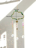 Axyaa Crystal Suncatcher Wind Chime Rainbow Maker Car Home Decor