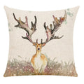 Milu Deer Pattern Print Pillow for Home Decor by Axyaa