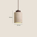 Cream Stone Pendant Light by Axyaa: Retro Style for Homestay, Restaurant, Bedroom.