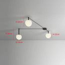 Axyaa Movable Ceiling Lights for Bedrooms, Living Rooms, Dining Areas, and Offices