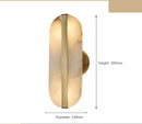 Axyaa Marble Wall Lamp Nordic LED Sconce Modern Luxury Home Decor