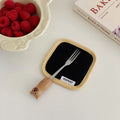 Axyaa Kids Bear Cat Cutlery Set: Stainless Steel Spoon & Fork Utensils Gift
