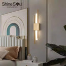 Nordic LED Wall Lamp Indoor Lighting for Living Room Bedroom Decor - Axyaa
