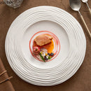Axyaa Matte Wave Ceramic Dessert Plate Set - Molecular Cuisine Tableware