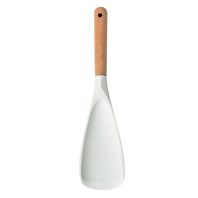 Axyaa Silicone Rice Spoon: Non-Stick, High-Temp Japanese Cooking Shovel