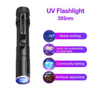 Axya UV Mini Torch Pen Flashlight UV Light Detector 395nm Zoom