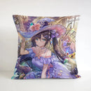Axyaa Square Cushion Cover - Genshin Impact Pillowcase for Sofa Décor & Gifts
