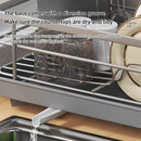 Axyaa Kitchen Dish Storage Rack Drying Organizer - Cup Plate Utensil Holder