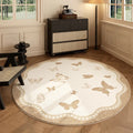 Axyaa Elegant Medieval Round Carpet | Luxury Living Room Bedroom Rug