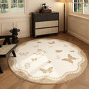 Axyaa Elegant Medieval Round Carpet | Luxury Living Room Bedroom Rug