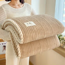 Axyaa Winter King Size Plaid Throw Blanket - Cozy Home Comforter