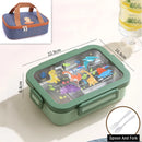 Axyaa 720ml Stainless Steel Thermal Lunch Box with Spoon & Fork