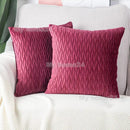 Axyaa Soft Solid Color Cushion Cover Set Luxury Home Decor Sofa Seat Pillow Case