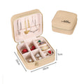Axyaa Portable Foldable Jewelry Organizer Box Compact Travel Case