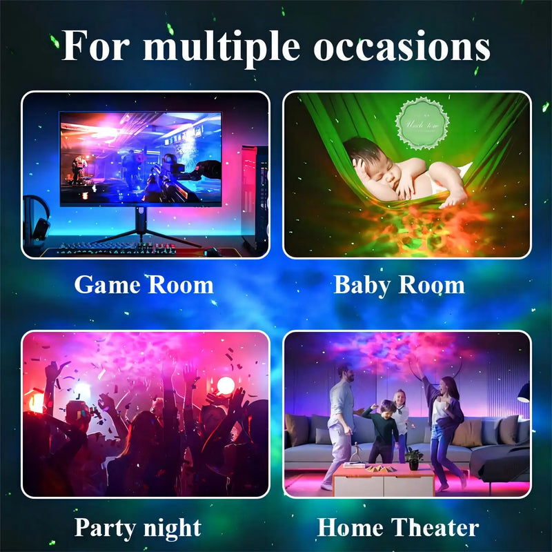 Axyaa Starry Night Light Projector with Remote Control & Timer