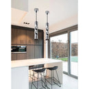 Axyaa Modern Art Deco Cylinder Pendant Lights for Kitchen Island and Dining Room.