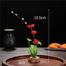 Axya Plum Peach Blossom Seafood Sushi Set - Chef Tools Floral Ornamental Decor