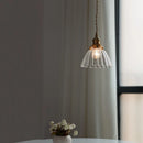 Axyaa Nordic Glass Chandelier Pendant Light - Vintage Brass Design