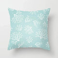 Axyaa Mint Green Geometric Print Lumbar Pillowcase