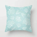 Axyaa Mint Green Geometric Print Lumbar Pillowcase