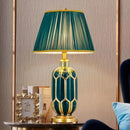 Axyaa Black Ceramic Desk Lamp - Modern Nordic Luxury Table Lamp for Living Room