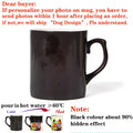 Axyaa Magic Photo Mug Customized with Your Image and Text - Ceramic Tea Cup