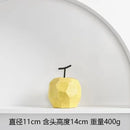 Axyaa Apple Pear Decoration: Simple Ceramic Fruit for Home & Office Décor