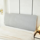 Axyaa Full Leather Wooden Bed Backrest Dust Protection Cover