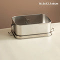 Axyaa Stainless Steel Insulated Square Lunch Box with Freshness Control