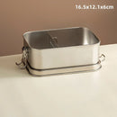 Axyaa Stainless Steel Insulated Square Lunch Box with Freshness Control